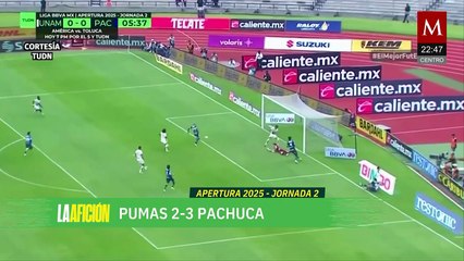 Pumas cae ante Pachuca en su debut en casa en el Apertura 2025