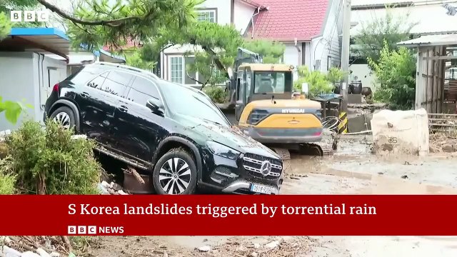 At least 18 dead in South Korea floods and landslides BBC News - BBC News (720p, h264)