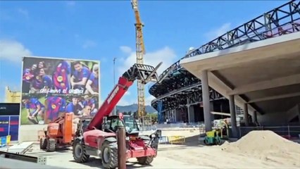 Obras del nuevo Camp Nou