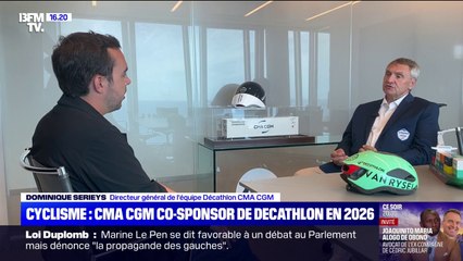 Cyclisme: CMA-CGM nouveau co-sponsor de l'équipe de Décathon.