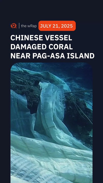 How a Chinese vessel damaged decades of coral near Pag-asa Island 