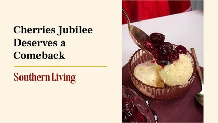 How to Make Classic Cherries Jubilee