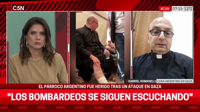 Gaza es una gran prisión a cielo abierto : habló el cura argentino tras el bombardeo israelí a su parroquia