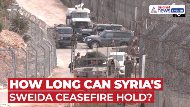 How Long Can Syria's Sweida Ceasefire Hold? Israel on High Alert Amid Border Tensions