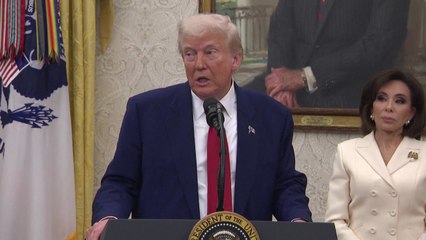 트럼프 지지율 하락세..."미국인 60%, 관세정책 반대" / YTN