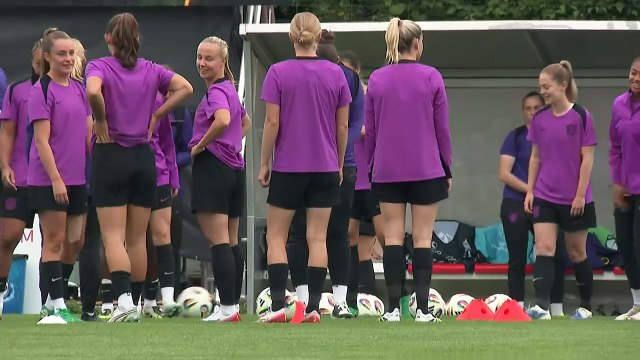 Lionesses train for crunch Euros match against Italy