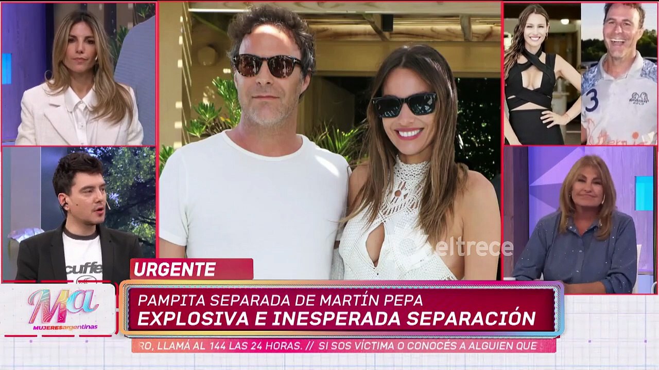 Fin del amor: Pampita y Martín Pepa se separaron
