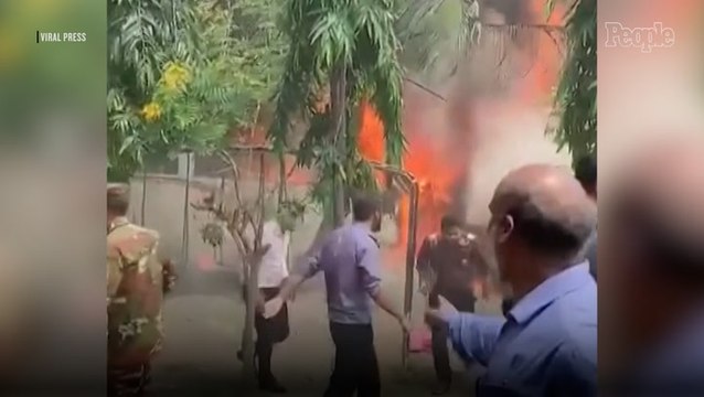 At Least 19 Dead and Over 100 Injured After Military Jet Crashes into School Campus in Fireball Explosion