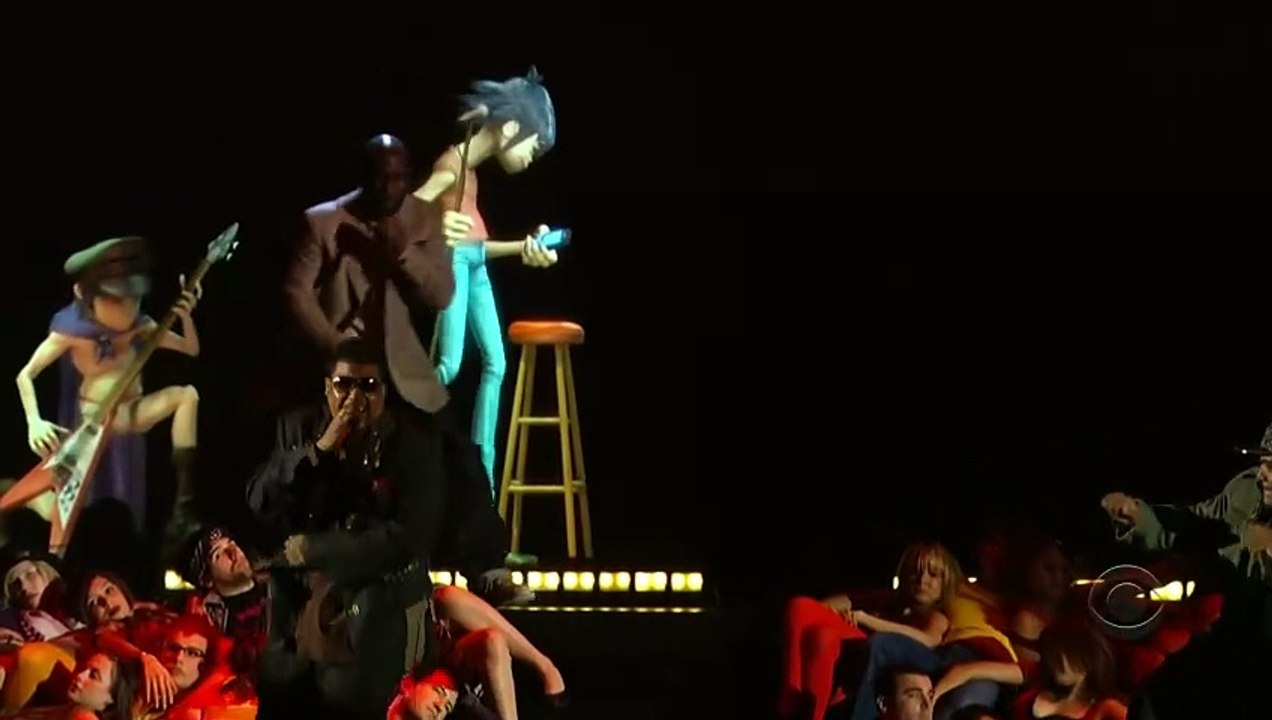 Gorillaz ft Madonna Feel Good Inc Hung Up - Live at Grammy Awards (2006)