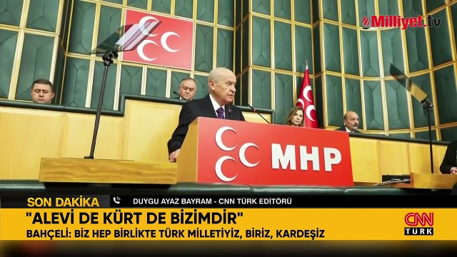 Bahçeli: Alevi de bizim Kürt de bizim, herkes hukuk karşısında eşittir