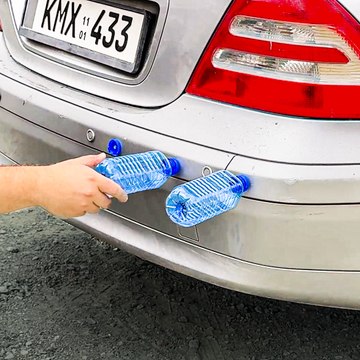 DIY Bumper Diffuser Made from Reused Bottles 🚘