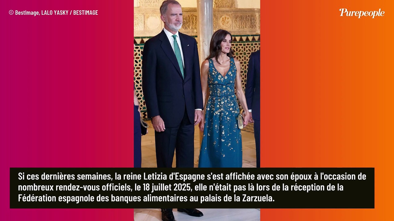 Letizia d'Espagne grande absente : son mari le roi Felipe VI apparaît au bras d'une autre, une première depuis très longtemps