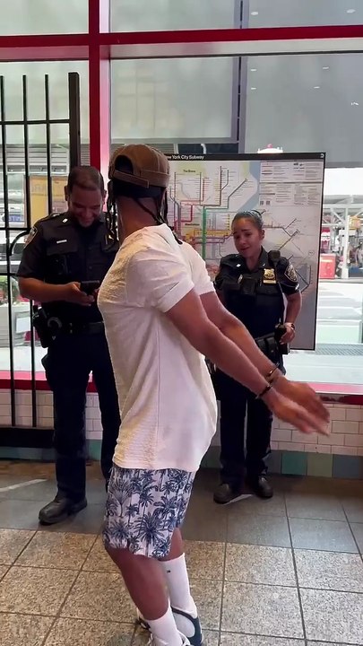 Did I impress them_👀 #vtyellow #nypd #nyc