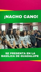 Nacho Cano, interpreta “El Bautismo” en la Basílica de Guadalupe