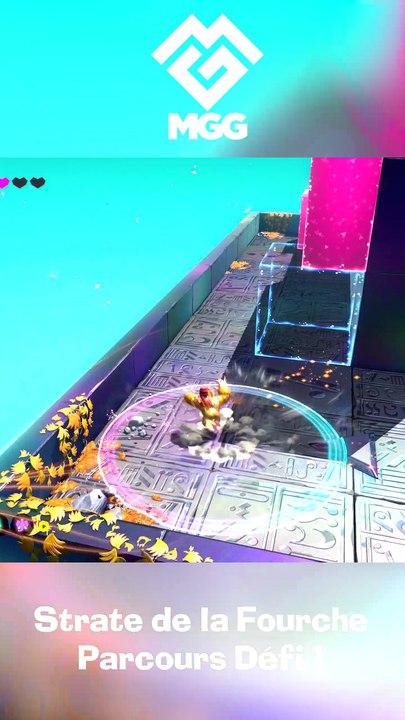 Détruire pour Reconstruire Donkey Kong Bananza : Parcours Défi 1 de la Strate de la Fourche