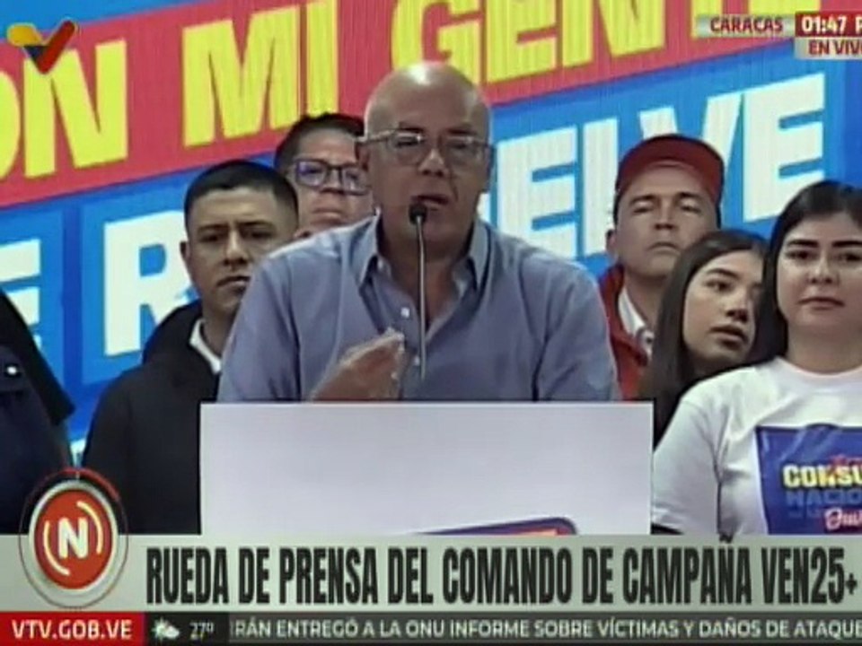 Jorge Rodríguez: Le dimos un giro a las campañas electorales, los candidatos se fueron a las calles