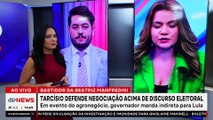 Tarcísio defende negociação do tarifaço de Trump acima de discurso eleitoral | TEMPO REAL