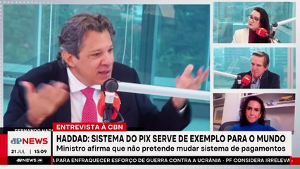 Haddad defende Pix após críticas de Trump | TEMPO REAL