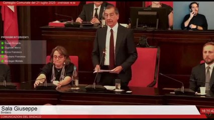 Beppe Sala in Consiglio: nulla a mio vantaggio, mie mani sono pulite