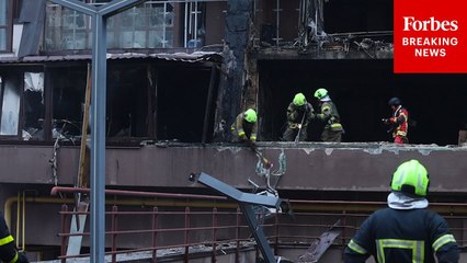 Kyiv, Ukraine, Grapples With Destruction Caused By Russian Drone And Missile Attacks