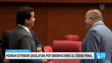 Extenderán legislatura por observaciones al Código Penal | Primera Emisión SIN