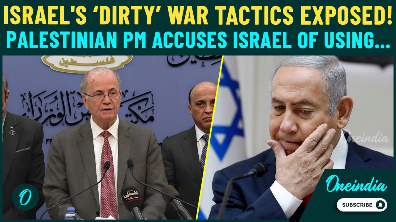 ‘Israel Is Using…’ Palestinian PM’s BIG Accusation Against Netanyahu and Israel’s Dirty War Tactics