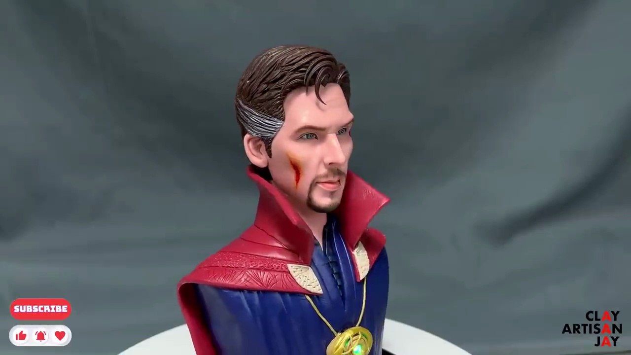 Dr. Strange (Benedict Cumberbatch) clay sculpture, the full handmade process