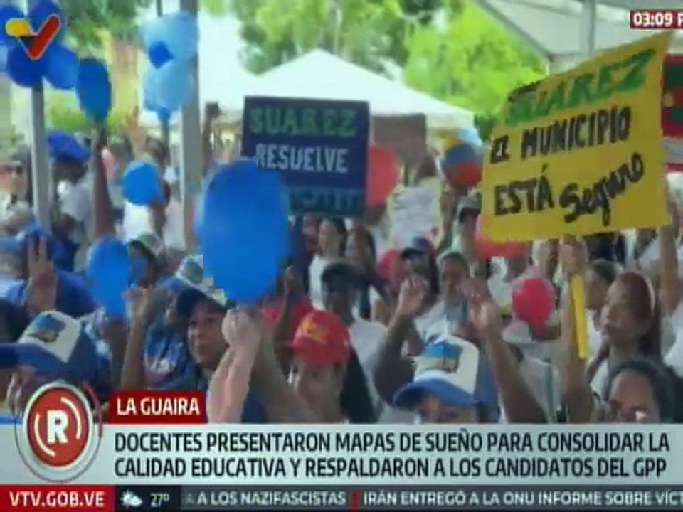 Docentes del estado La Guiara reafirman su apoyo a los candidatos del GPPSB