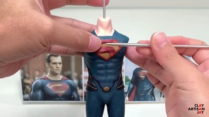 Superman (Clark Kent), the full figure sculpturing process
