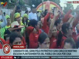 Candidatos Di Martino realizó recorrido casa por casa junto al pueblo de Maracaibo