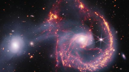 James Webb Space Telescope -  Captures Amazing View Of Galactic Fusion
