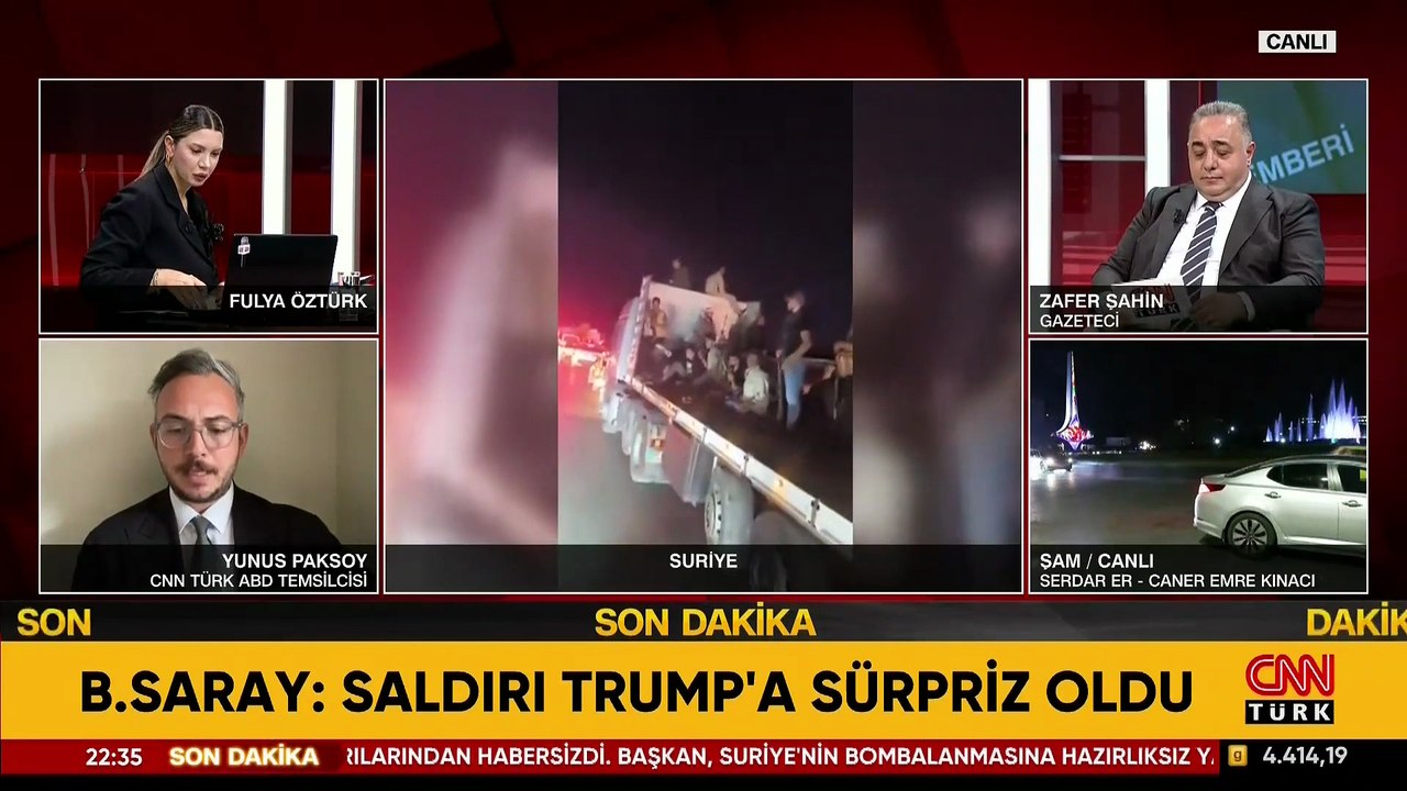 Beyaz Saray: Saldırı Trump'a sürpriz oldu