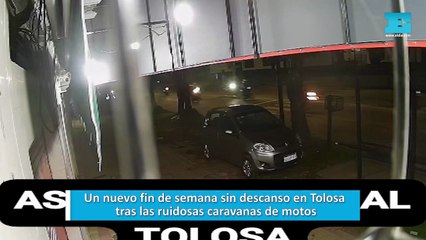 Un nuevo fin de semana sin descanso en Tolosa tras las ruidosas caravanas de motos