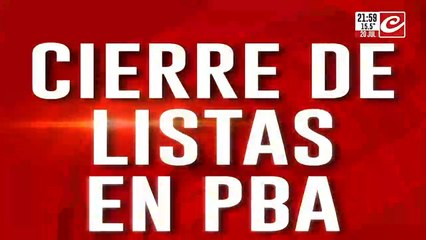Cierre de listas en PBA: el PJ unido y con demostración de dignidad