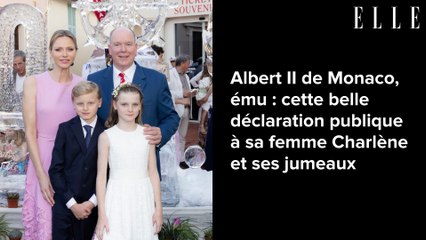 Albert II de Monaco, ému : cette belle déclaration publique à sa femme Charlène et ses jumeaux