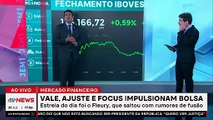 Ibovespa sobe com Vale, ajuste e Focus | FECHAMENTO TOURO DE OURO