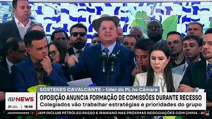 MORAES PROÍBE BOLSONARO / LULA RECADO A TRUMP / OPOSIÇÃO FAZ COMISSÃO | OS PINGOS NOS IS 21/07/2025