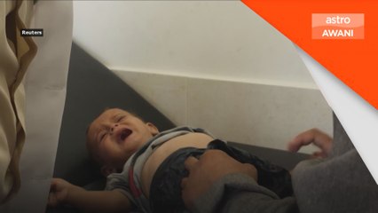 Bayi di Gaza tiada susu, kanak-kanak kebuluran