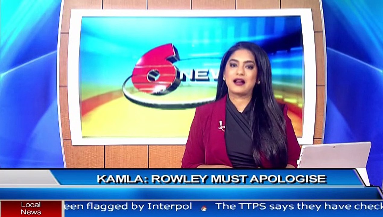 KAMLA: ROWLEY MUST APOLOGIZE
