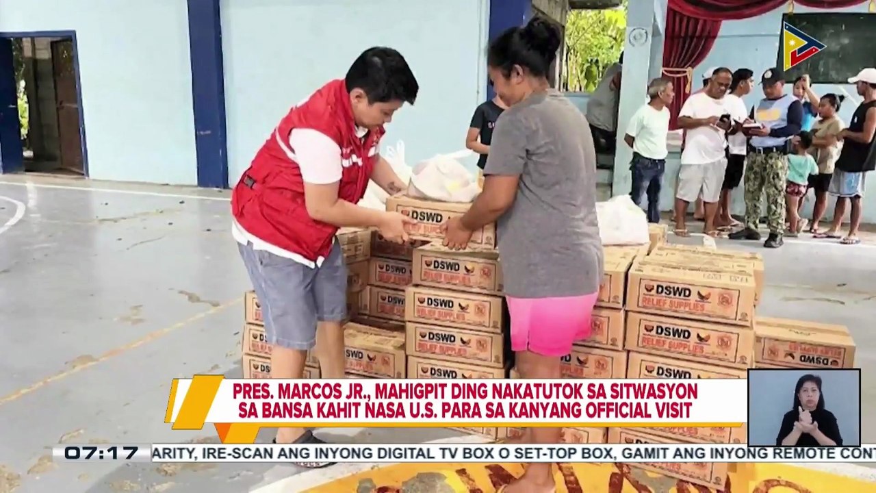 PBBM, mahigpit na nakatutok sa sitwasyon sa bansa kahit nasa U.S. para sa kanyang official visit; Pangulo, tiniyak ang kahandaan ng transportasyon, sapat na supply ng tubig at kuryente