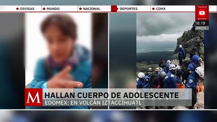 Localizan sin vida a adolescente en el volcán Iztaccíhuatl