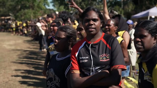 Thousands dawn for Tiwi Island grand final for full throated celebration of sport and culture