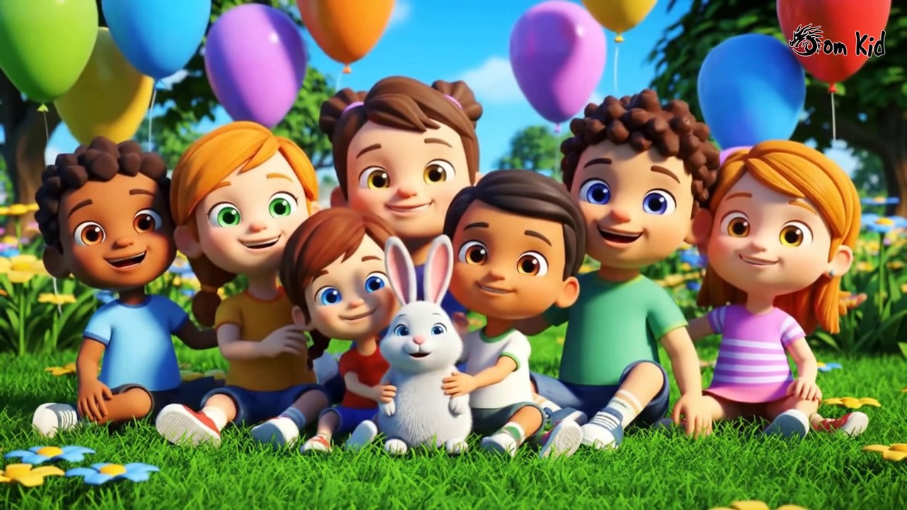 Chú Thỏ Trắng - Nhạc Thiếu Nhi Vui Nhộn | Hoạt Hình Sôi Động, Nhạc Hoạt Hình Cho Bé