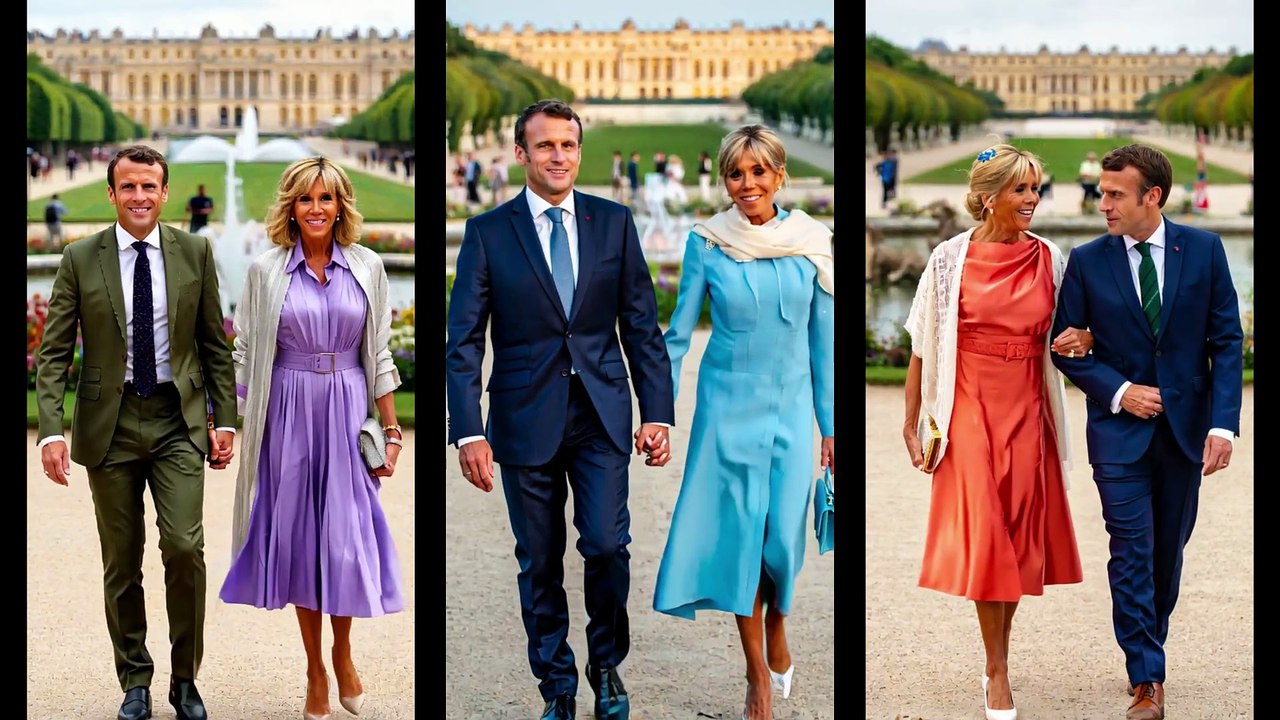 Emmanuel & Brigitte Macron A Stylish Versailles Adventure