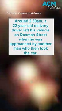 Alleged ute thief caught after running into cop car