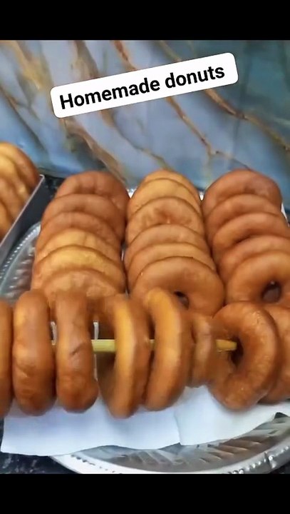 yummy fluffy donuts for snacks#shorts #fluffy