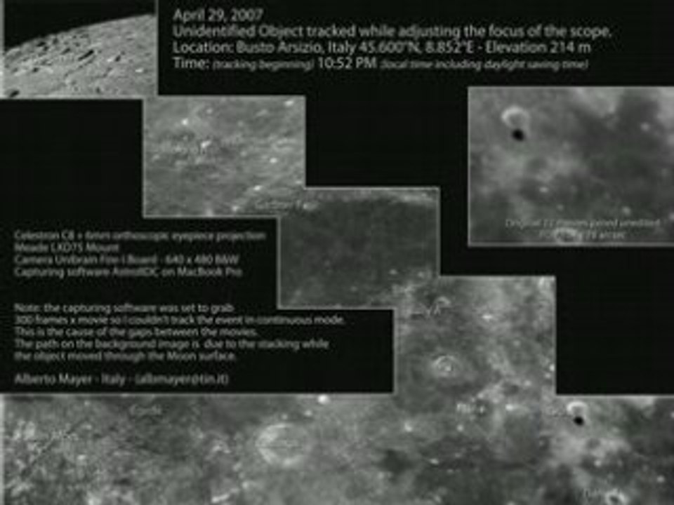 UFO Observered By Italian Astronomers