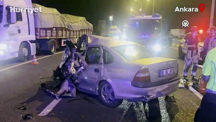 Ankara'da feci kaza: 2 ölü