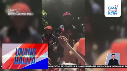 Ilang residente ng Brgy. Sto. Domingo na naipit sa baha, nasagip | Unang Balita