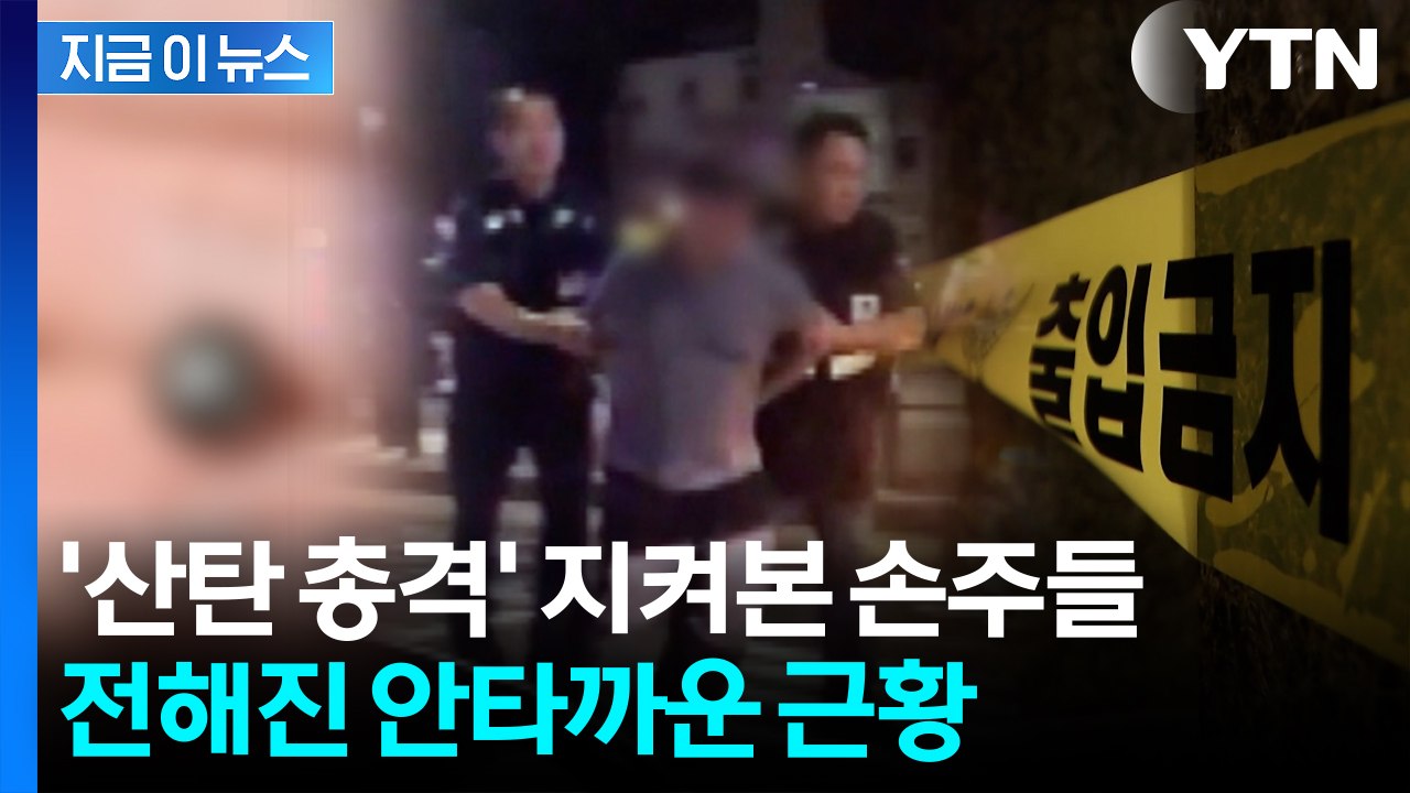 손주들 보는 앞에서 할아버지 잔혹 총격..."불안 증세 호소" [지금이뉴스]  / YTN